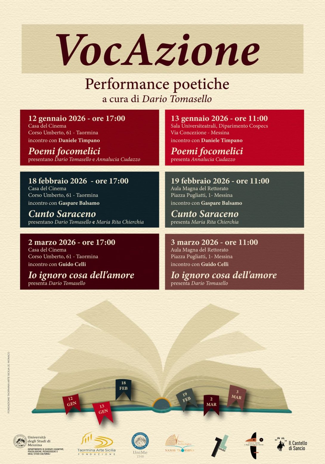VOCAZIONE. PERFORMANCE POETICHE